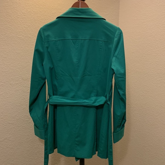 Vertigo Paris green trench coat size M - Picture 6 of 9